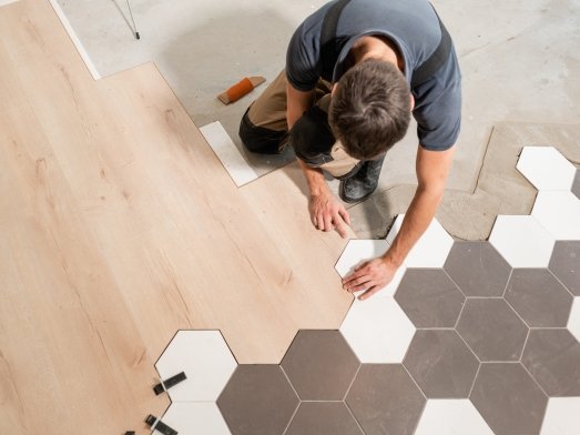 Flooring installation services in Ramsey