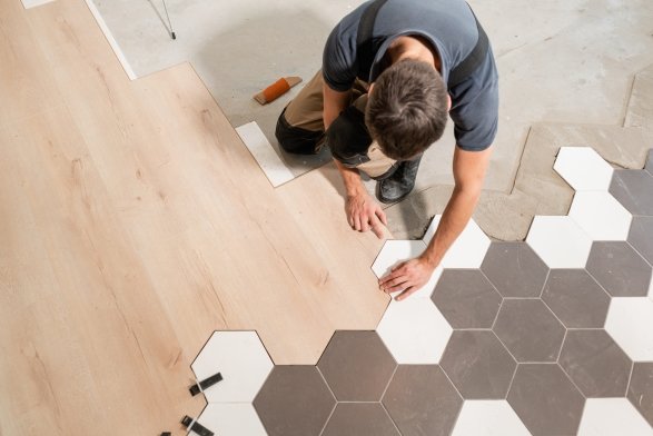 Flooring installation services in Ramsey